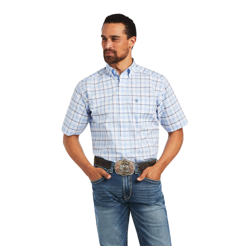 Ariat Hemden Herren - Pro Series Finnick Stretch Classic Fit HellBlau ( WQSYZ-1897 )